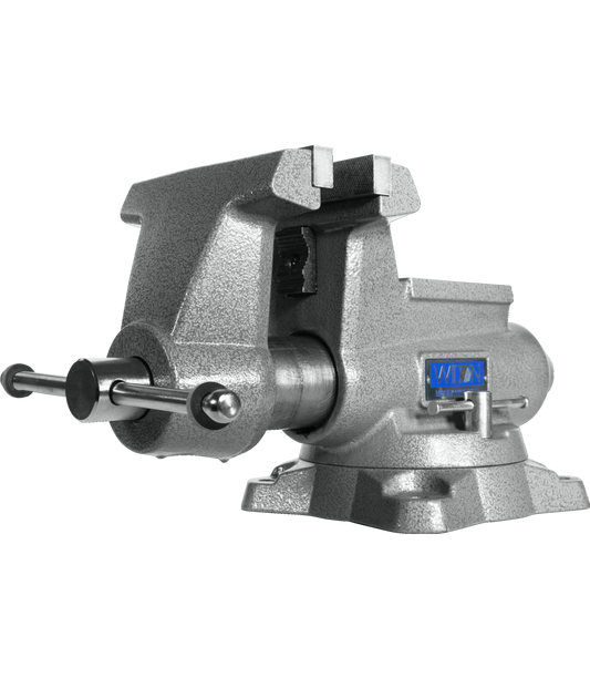 865M, Mechanics Pro 6-1/2" Jaw Width, Round Channel Vise with Swivel Base