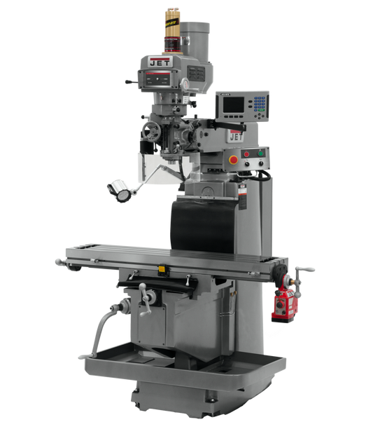 JTM-1254RVS With  ACU-RITE 203 3X (K) DRO,  X Powerfeed & Air Power Drawbar