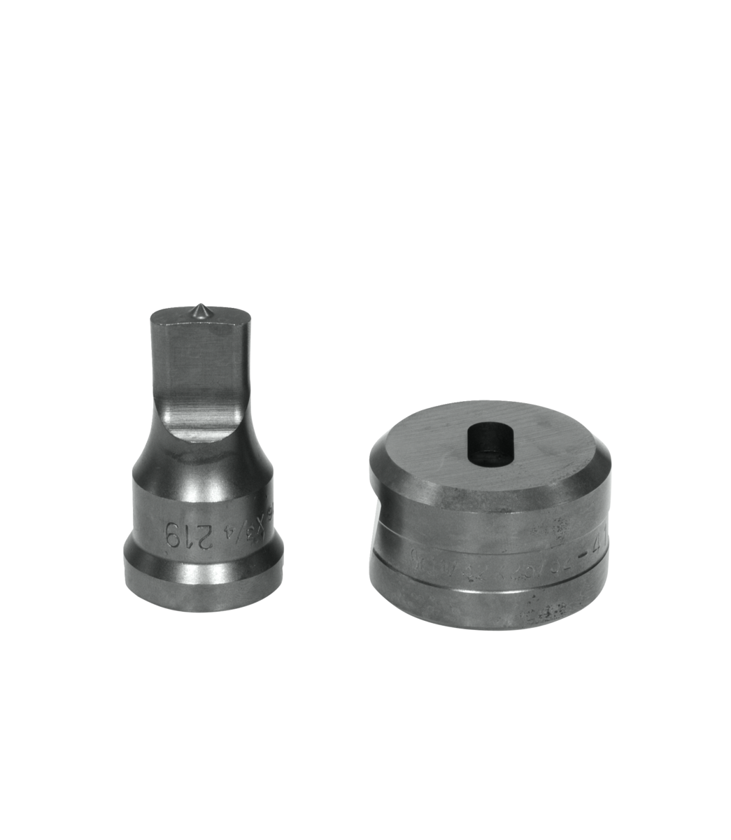 5/16x3/4 Oblong Punch & Die Set with Key-Way