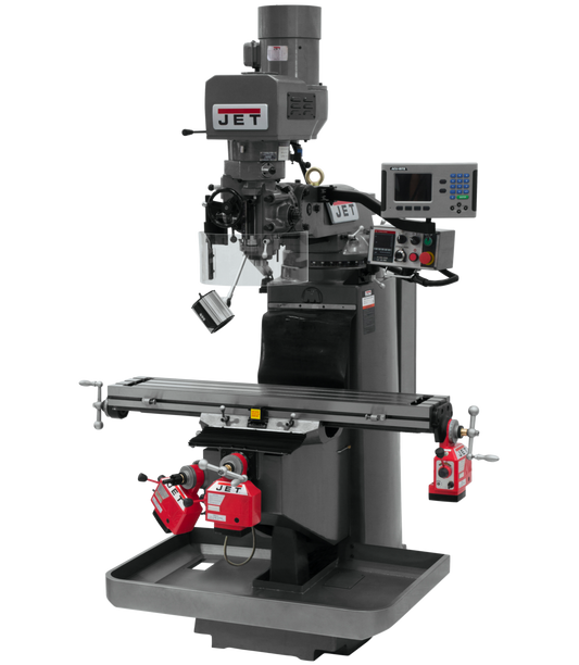 JTM-949EVS Mill With Acu-Rite 203 DRO With X, Y and Z-Axis Powerfeeds
