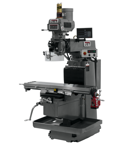 JTM-1254VS With Newall DP700 DRO X Powerfeed & Air Power Drawbar