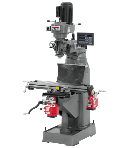 JVM-836-3 Mill With Newall DP700 DRO With X and Y-Axis Powerfeeds