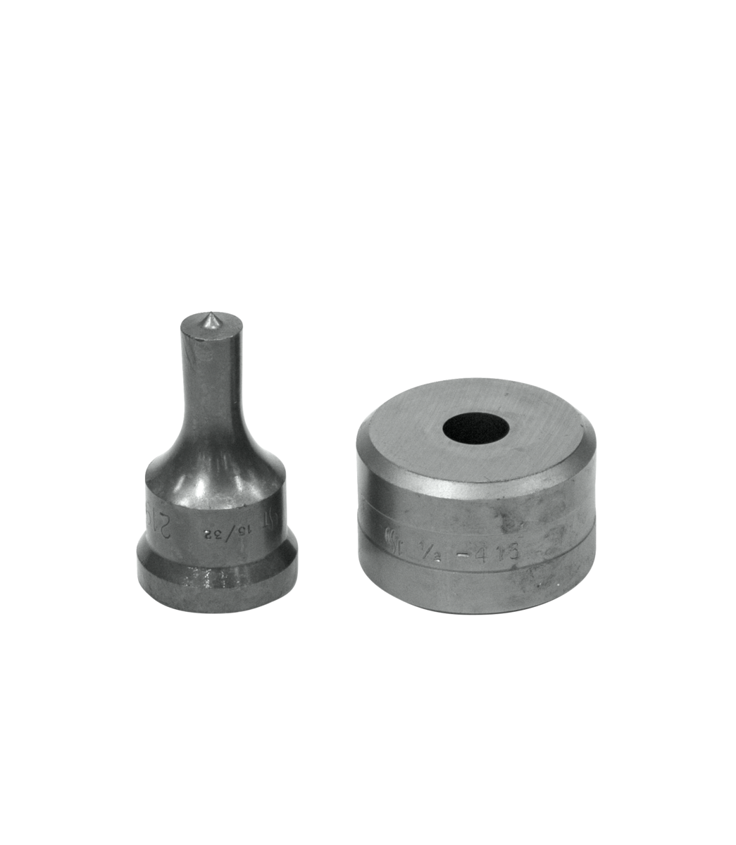 15/32" Round Punch & Die Set