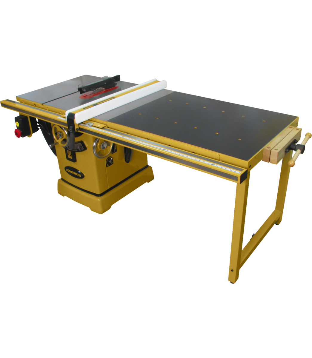 PM2000, 10" Tablesaw, 5HP 1PH 230V, 50" Accu-Fence System, Workbench