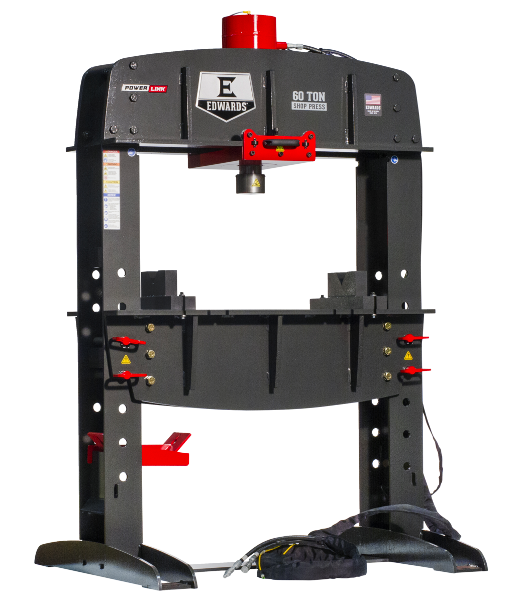 60 Ton Shop Press and Portable Power Unit 3 Phase, 460 Volt