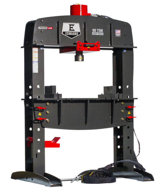 60 Ton Shop Press and Portable Power Unit 3 Phase, 460 Volt