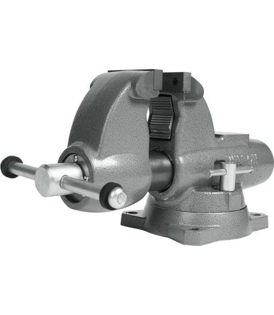 C0, Combination Pipe And Bench 3-1/2” Jaw Round Channel Vise with Swivel Base