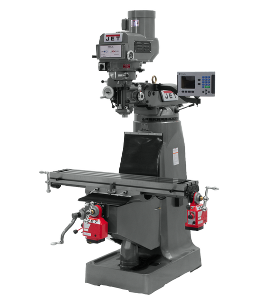 JTM-4VS Mill With ACU-RITE 203 DRO With X and Y-Axis Powerfeeds
