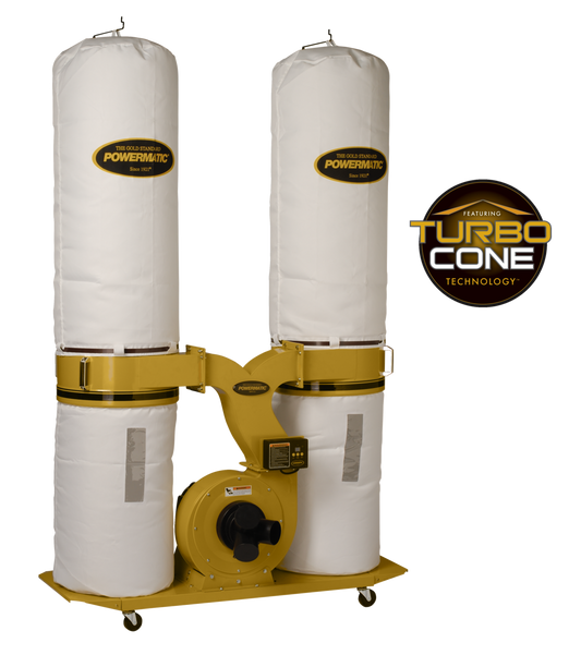 PM1900TX-BK3 Dust Collector, 3HP 3PH 230/460V, 30-Micron Bag Filter Kit