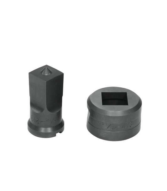 13/16" Square Punch & Die Set with Key-Way