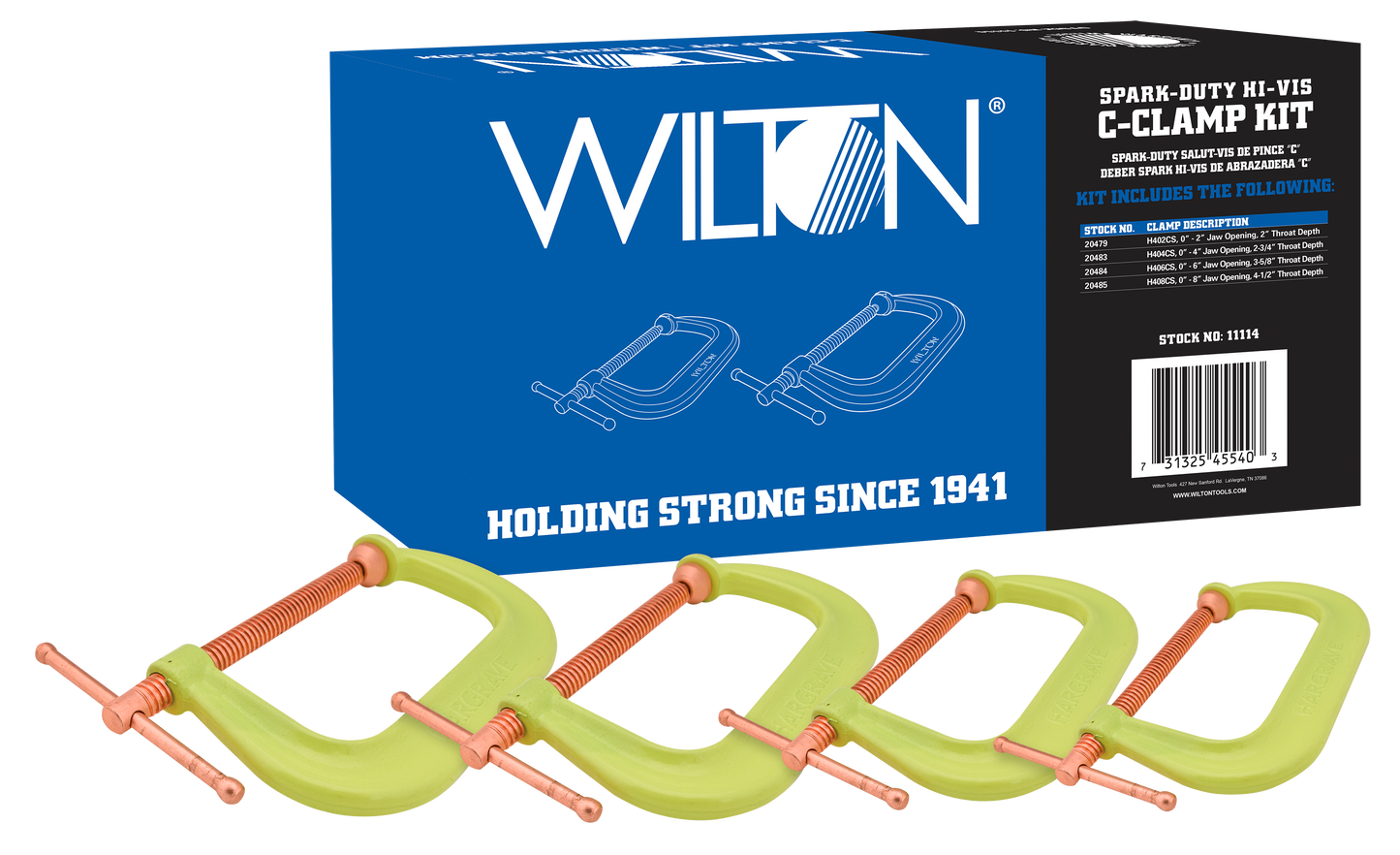Spark-Duty 400CS Hi-Vis C-Clamp Kit