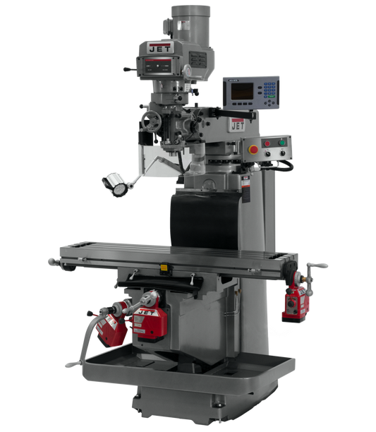 JTM-1254RVS With  ACU-RITE 203 3X (K) DRO, X,Y&Z  Powerfeeds