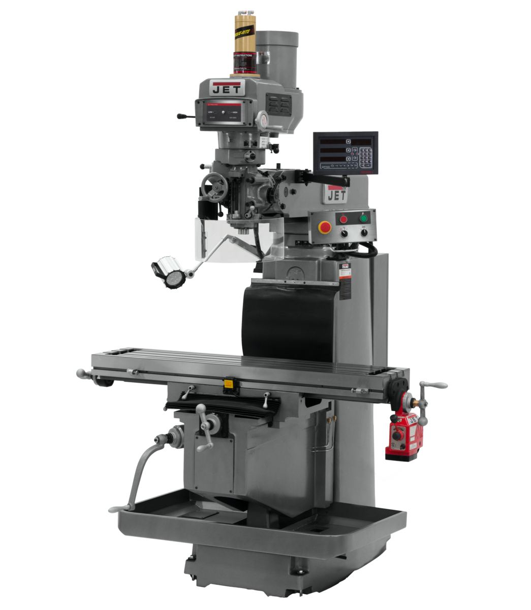 JTM-1254RVS With Newall DP700 3X (Q) DRO, X Powerfeed & Air Power Drawbar