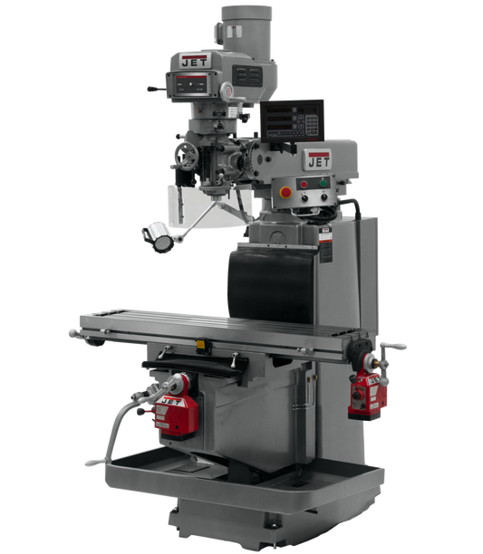 JTM-1254RVS With Newall DP700 DRO X & Y Powerfeeds