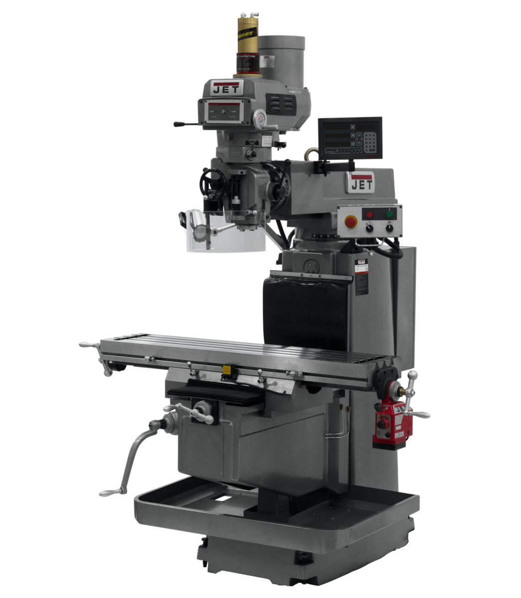 JTM-1254VS With Newall DP700 3X (K) DRO, X Powerfeed & Air Power Drawbar