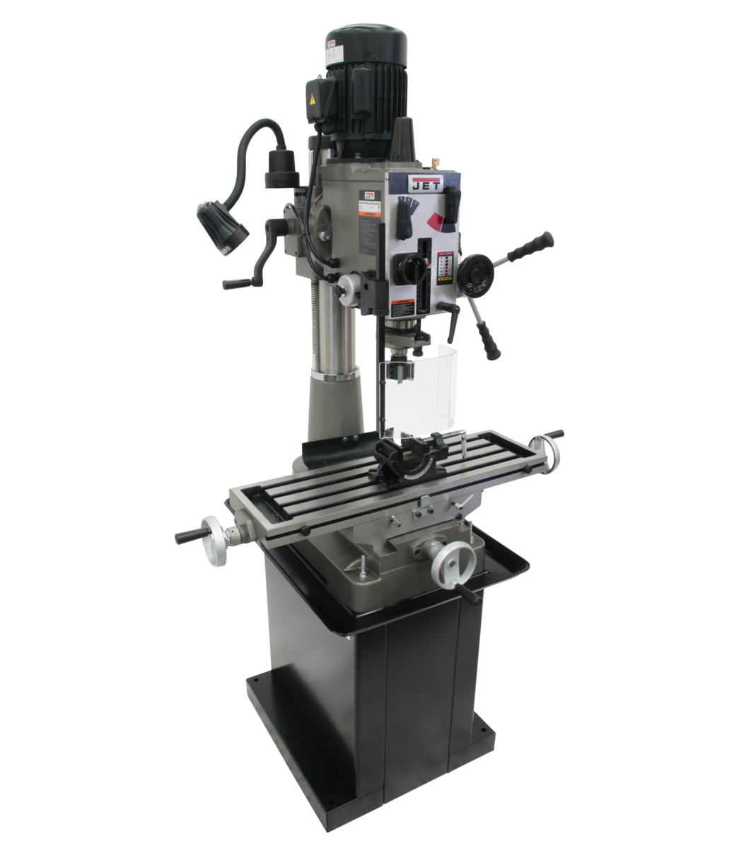 JMD-40GH Geared Head Mill Drill with Newall NMS300 2Axis DRO