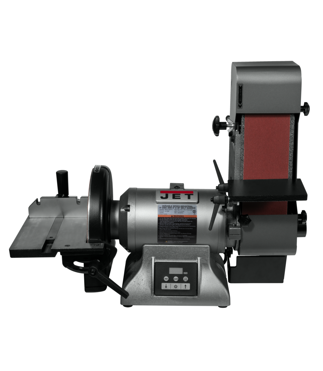 IBDG-436VS Variable Speed Bench 4x36" BELT & 9" DISC Sander
