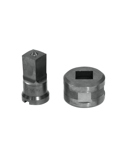 3/4" Square Punch & Die Set with Key-Way