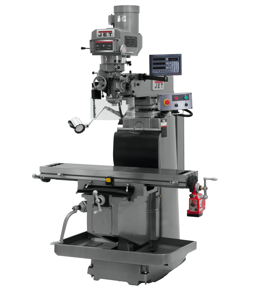 JTM-1254RVS With Newall DP700 3X (Q) DRO & X Powerfeed