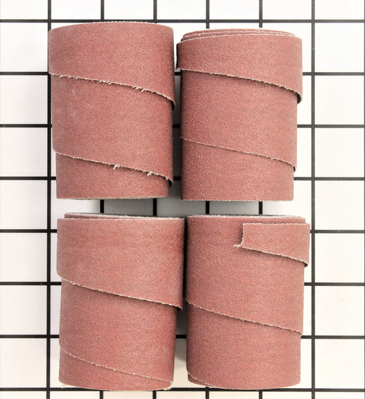 Ready-To-Wrap Abrasives, 80 Grit, 4-Wraps in Box (fits 16-32)