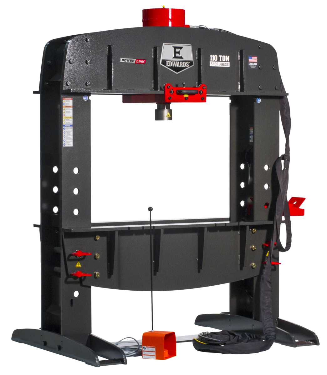 110 Ton Shop Press and Portable Power Unit 3 Phase, 460 Volt