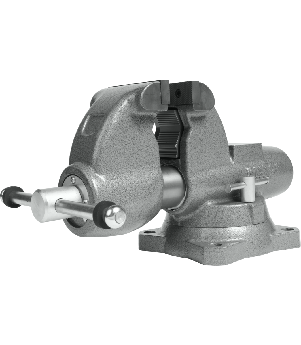 C1, Combination Pipe and Bench 4-1/2” Jaw Round Channel Vise with Swivel Base