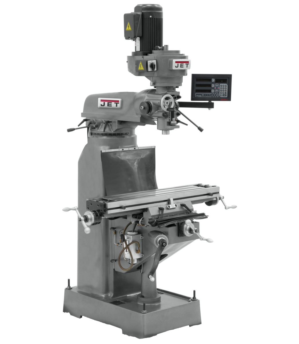 JVM-836-1 Mill With 3-Axis Newall DP700 DRO (Quill)
