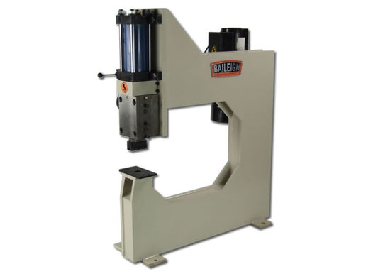 Baileigh Part Number BP-10E; 110V 10 Ton Hydraulic Bench Press, 4" Stroke, 25" Throat Depth, Uses Same Tooling as BP-3