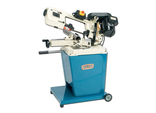 Baileigh Part Number BS-128M; 110V Metal Cutting Band Saw with Vertical Cutting Option  5" Round Capacity @ 90 Degrees