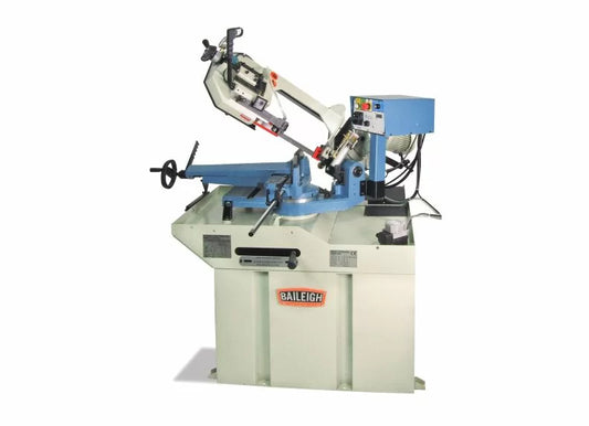 Baileigh Part Number BS-260M; 220 Volt Single Phase Dual Mitering Metal Cutting Band Saw
