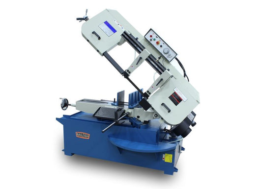 Baileigh Part Number BS-330M; 220 Volt 3 Phase Metal Cutting Band Saw Mitering Vice and Head 1-1/4" Blade Width