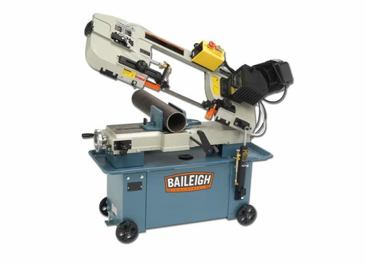 Baileigh Part Number BS-712M; 110 Volt Metal Cutting Band Saw With Vertical Cutting Option Mitering Vice 3/4" Blade Width