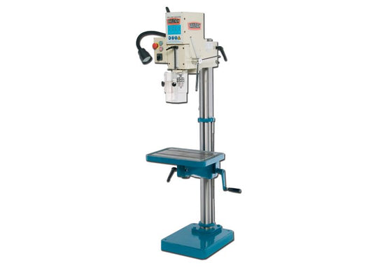 Baileigh Part Number DP-1000G; 110V Gear Driven Drill Press, Manual Feed  1" Mild Steel Drilling Capacity