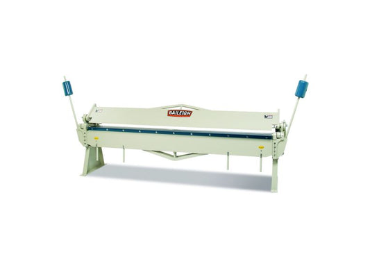 Baileigh Part Number HB-12016; Heavy Duty Manually Operated Hand (Straight) Brake, 10' Length, 16 Gauge Mild Steel Capacity