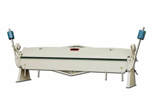 Baileigh Part Number HB-14418; Heavy Duty Manually Operated Hand (Straight) Brake, 12' Length, 18 Gauge Mild  Steel Capacity