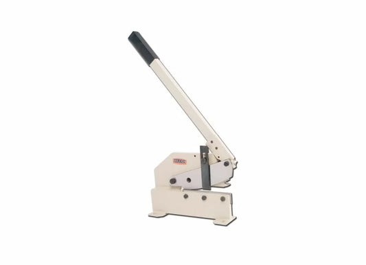 Baileigh Part Number MPS-8G; Multi-Purpose Manual Gear Actuated Metal Shear, 8" Blade Length, .236" Mild Steel Sheet Capacity