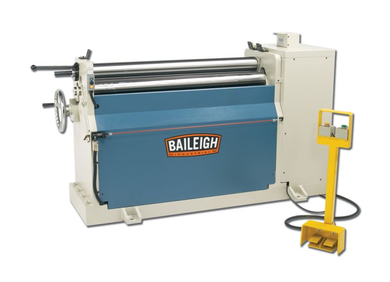 Baileigh Part Number PR-409; 220V 3Phase Hydraulic Plate Roll. 4' Length 9 Gauge Mild Steel Capacity