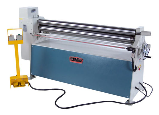 Baileigh Part Number PR-514; 220V 1Phase Plate Roll. 5' Length 14 Gauge Mild Steel  Capacity