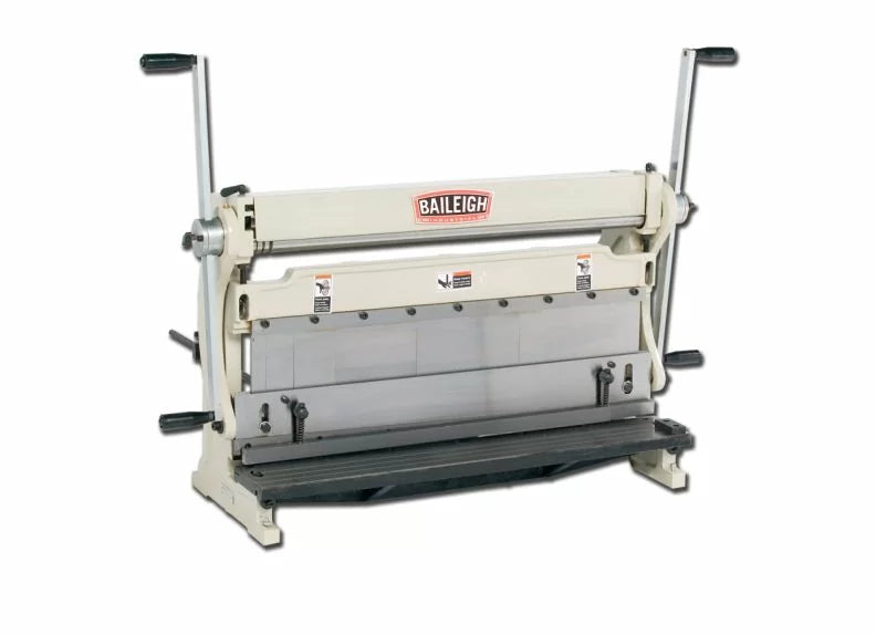 Baileigh Part Number SBR-3020; 3 in 1 Combination Shear Brake and Roll.  30" Bed Width, 20 Gauge Mild Steel Capacity