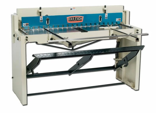 Baileigh Part Number SF-5216E; Foot (Stomp) Shear, 52" Length, 16 Gauge Mild Steel Capacity