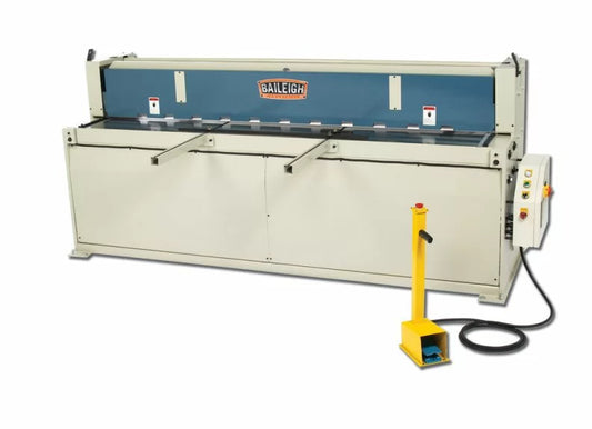 Baileigh Part Number SH-10010; 220V 3Phase Hydraulic Powered Shear. 100" Length 10 Gauge Mild Steel Capacity