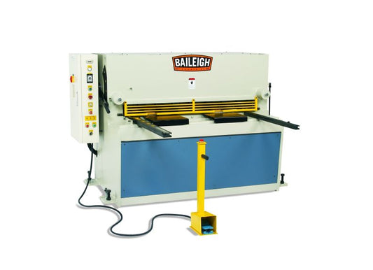 Baileigh Part Number SH-5208-HD; 220V 3Phase Heavy Duty Hydraulic Shear. 52" Length 8 Gauge Mild Steel Capacity