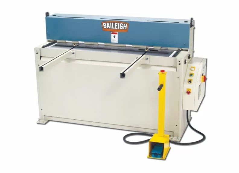 Baileigh Part Number SH-5210; 220V 1Phase Hydraulic Powered Shear. 52" Length 10 Gauge Mild Steel Capacity