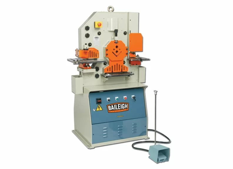 Baileigh Part Number SW-501; 220V 1Phase 50 Ton 5 Station Ironworker