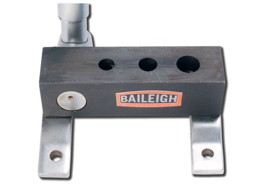 Baileigh Part Number TN-50M; Manually Operated Non-Mitering Pipe Notcher for 1/4", 3/8", and 1/2" Pipe