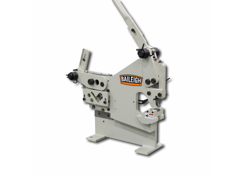 Baileigh Part Number SW-22M-P; Manually Operated Ironworker with Punch Station