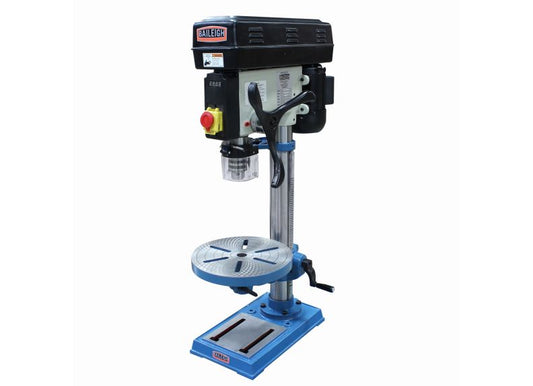 Baileigh Part Number DP-1512B-HD; 110V 15" Bench Top Drill Press, 550-2500 RPM,  12" Round Table