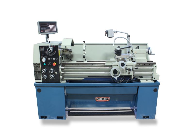 Baileigh Part Number PL-1340E-1.0; 220V 1Phase Lathe, 13" Swing. 40" Length. Includes DRO