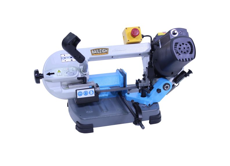 Baileigh Part Number BS-127P-1.0; 110 Volt Portable Metal Cutting Band Saw 5" Round Capacity @ 90 Degrees