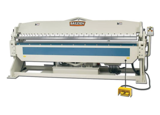 Baileigh Part Number BB-12010H; 220 Volt 3 Phase Heavy Duty Hydraulic Box and Pan Brake, 10' Length, 10 Gauge Mild Steel Capacity